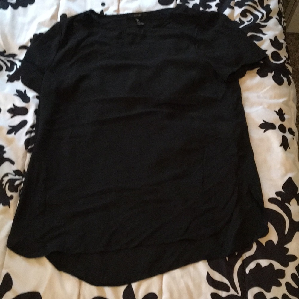 Black sheer top
